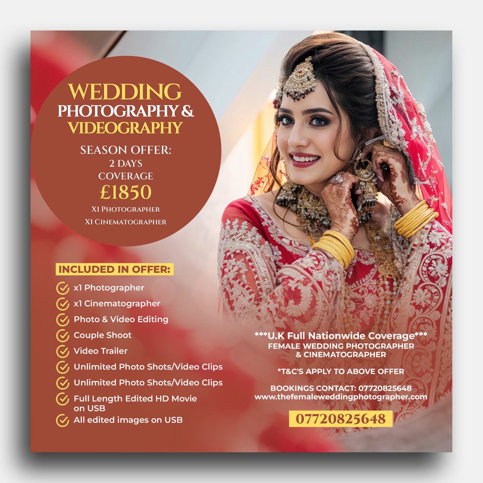 Female Asian Wedding Photographer Luton